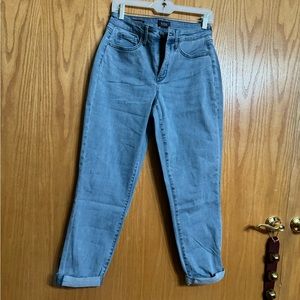 NYDJ Margot Girlfriend Cuffed Denim Jeans Size 6